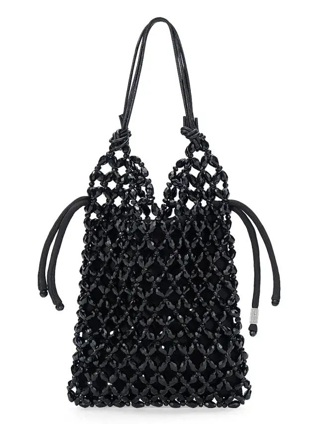 Staud Women's Karla Crystal-Beaded Shoulder Bag - Black