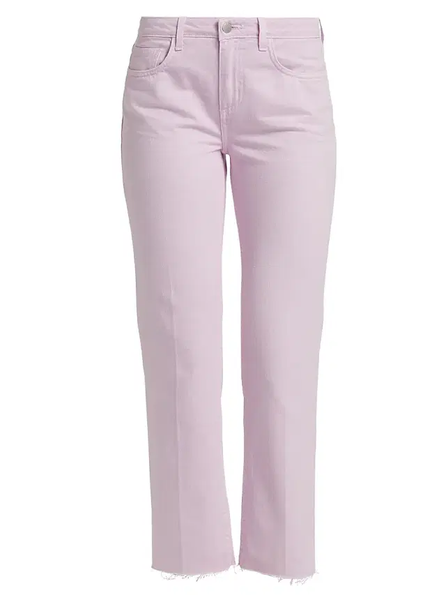 L'AGENCE Women's Milana Low-Rise Stovepipe Jeans - Pale Orchid