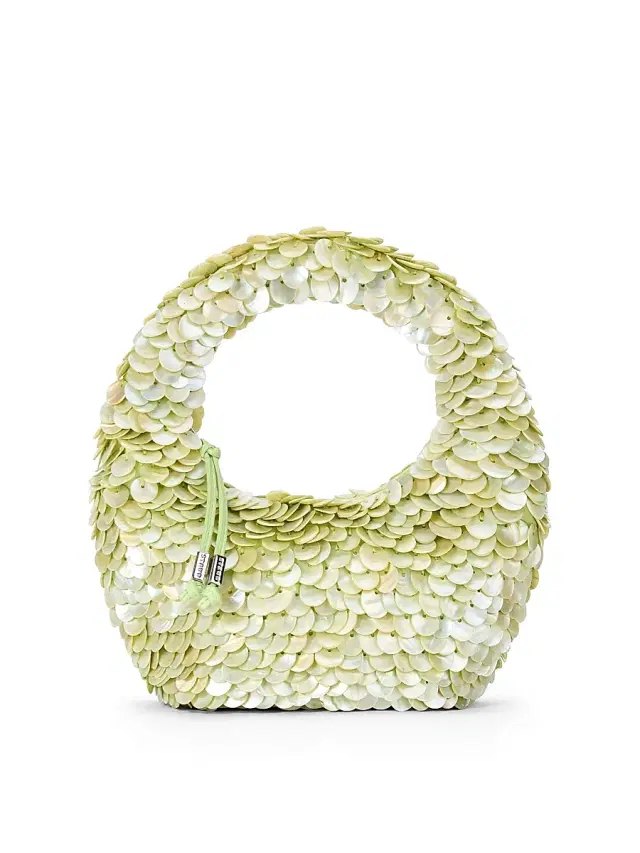 Staud Women's Reef Mother-Of-Pearl Top Handle Bag - Matcha