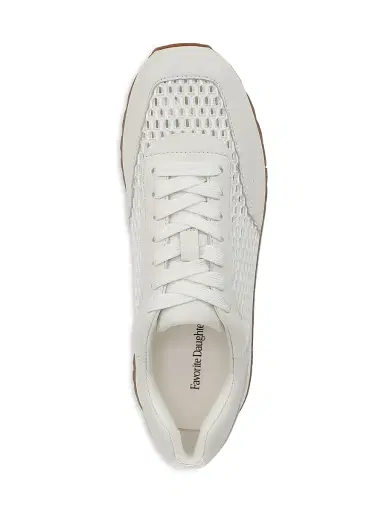 Favorite Daughter Women's Sophia Low-Top Leather-Mesh Sneakers - White | Thumbnail 4 Favorite Daughter Women's Sophia Low-Top Leather-Mesh Sneakers - White | Thumbnail 4