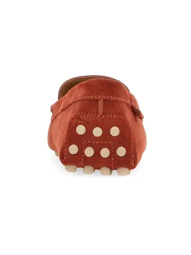 Tod's Women's Gommino Suede Driving Loafers - Red | Thumbnail 3 Tod's Women's Gommino Suede Driving Loafers - Red | Thumbnail 3