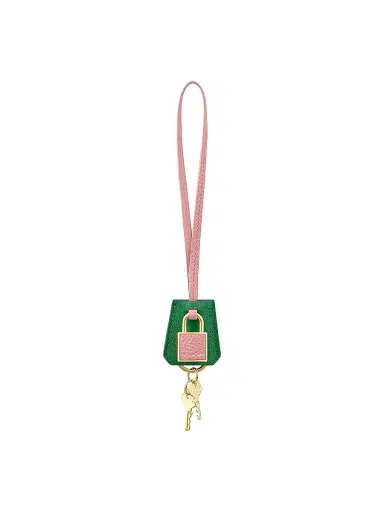 MAISON de SABRÉ Women's The SABRéMOJI Padlock Charm - Emerald Lily | Thumbnail 1 MAISON de SABRÉ Women's The SABRéMOJI Padlock Charm - Emerald Lily | Thumbnail 1