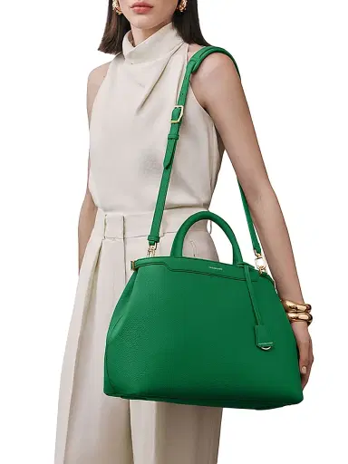 MAISON de SABRÉ Women's The Palais Top Handle Bag - Emerald Green | Thumbnail 2