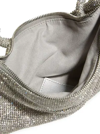 Cult Gaia Women's Nano Hera Rhinestone Mesh Shoulder Bag | Thumbnail 5 Cult Gaia Women's Nano Hera Rhinestone Mesh Shoulder Bag | Thumbnail 5