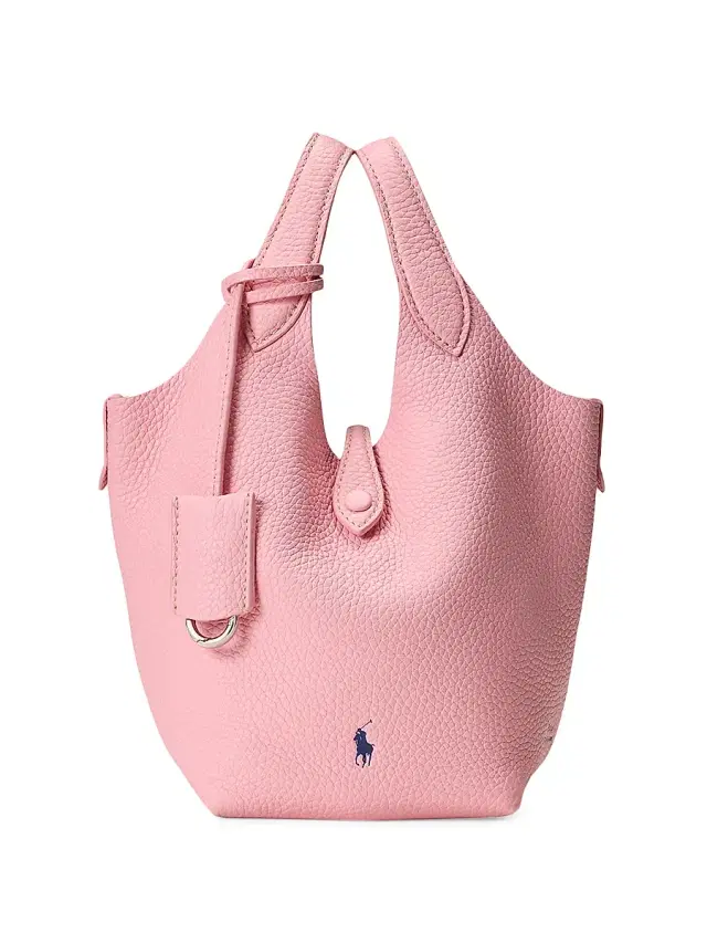 Women's Play Leather Top Handle Bag - Cotton Candy