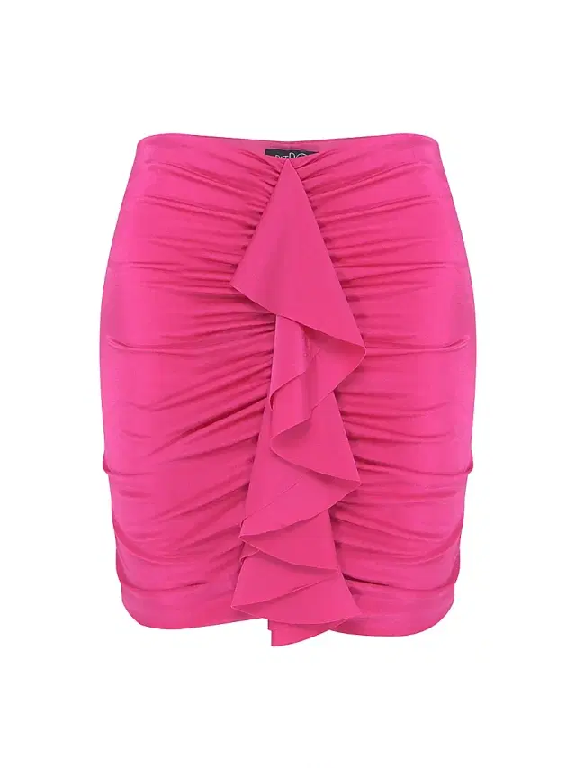 PatBO Women's Aurora Ruffle Miniskirt - Pink