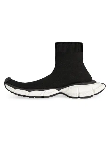 Balenciaga Men's 3XL Sock Recycled Knit Sneakers - Black | Thumbnail 4 Balenciaga Men's 3XL Sock Recycled Knit Sneakers - Black | Thumbnail 4