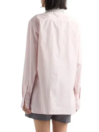 Prada Women's Poplin Shirt - Pink - Size 10 | Thumbnail 4 Prada Women's Poplin Shirt - Pink - Size 10 | Thumbnail 4