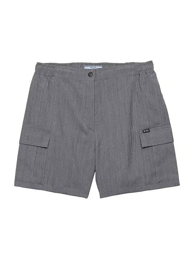 Women's Light Mohair Shorts - Grey