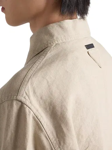 Prada Men's Single-Breasted Linen Jacket - Beige Khaki - Size XXL | Thumbnail 6 Prada Men's Single-Breasted Linen Jacket - Beige Khaki - Size XXL | Thumbnail 6
