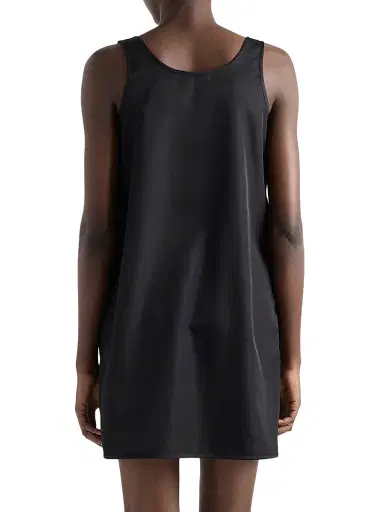 Prada Women's Nylon Mini-Dress - Black | Thumbnail 3