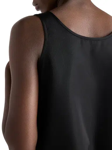 Prada Women's Nylon Mini-Dress - Black | Thumbnail 5