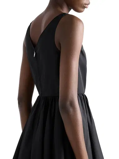 Prada Women's Nylon Mini Dress - Black | Thumbnail 5