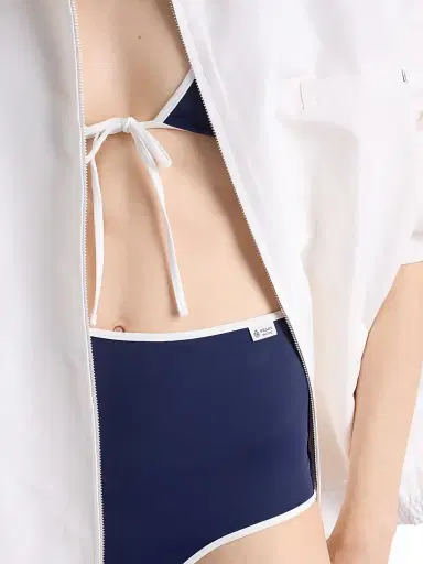 Prada Women's Jersey Bikini Top - Blue - Size XL | Thumbnail 5 Prada Women's Jersey Bikini Top - Blue - Size XL | Thumbnail 5