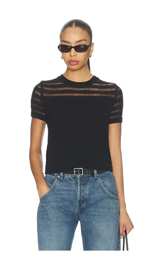 Rag & Bone Britt Short Sleeve Crew