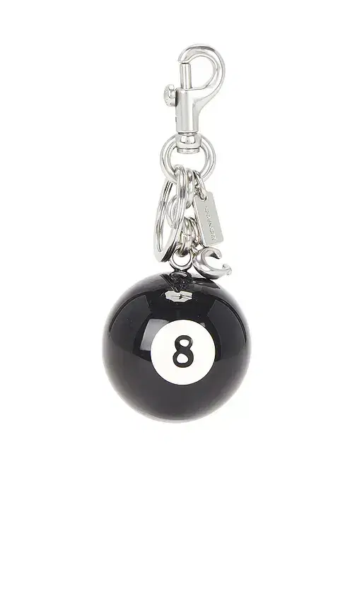 Coach Eight Ball Bag Charm