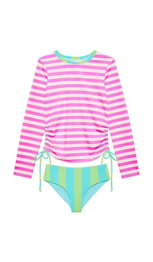 BEACH RIOT Little Addie And Janie Swim Set