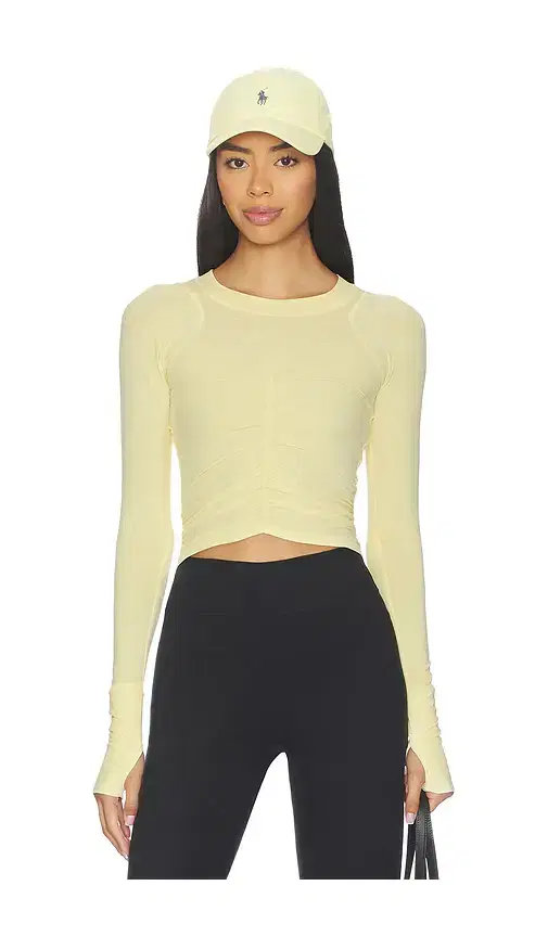 Free People x FP Movement Tempo Ruched Long Sleeve Top
