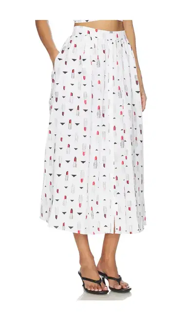 L'AGENCE Seina Midi Skirt | Thumbnail 2