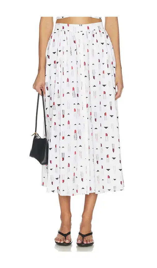 L'AGENCE Seina Midi Skirt