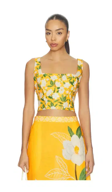Verandah Square Neck Sleeveless Blouse | Thumbnail 1