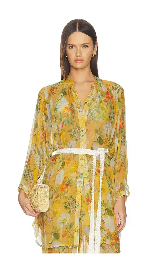 Verandah Boho Mini Shirt Dress