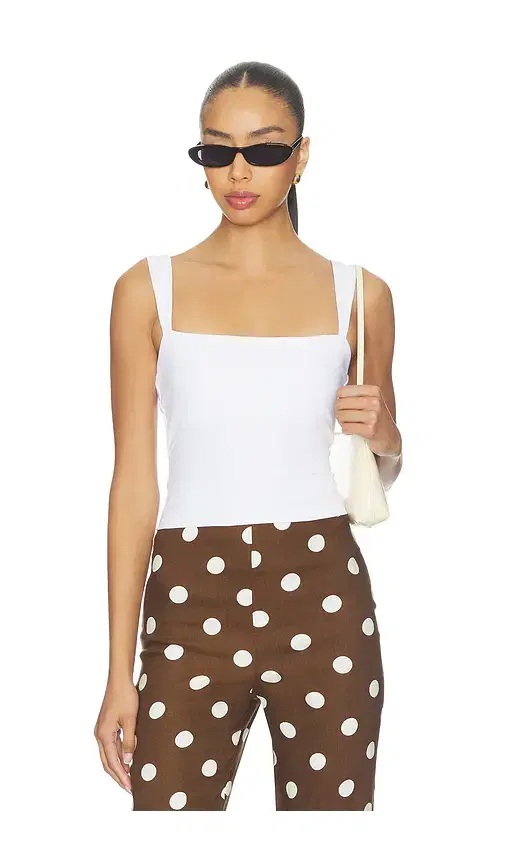 susana monaco Angle Strap Top