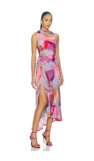 Amur Kai Asymmetrical Dress | Thumbnail 2 Amur Kai Asymmetrical Dress | Thumbnail 2
