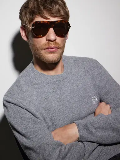 Loewe Slim Havana Aviator-Style Tortoiseshell Acetate Sunglasses - Men | Thumbnail 4 Loewe Slim Havana Aviator-Style Tortoiseshell Acetate Sunglasses - Men | Thumbnail 4