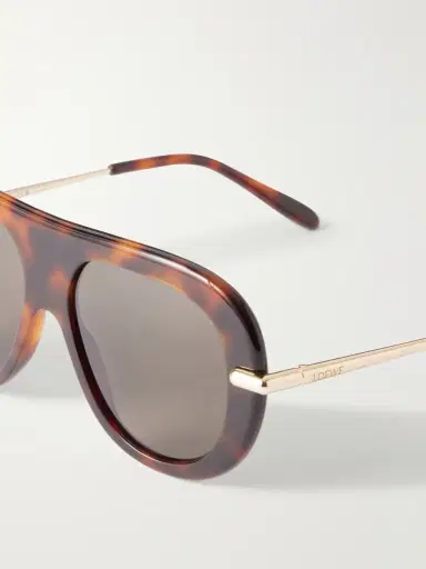 Loewe Slim Havana Aviator-Style Tortoiseshell Acetate Sunglasses - Men | Thumbnail 5 Loewe Slim Havana Aviator-Style Tortoiseshell Acetate Sunglasses - Men | Thumbnail 5