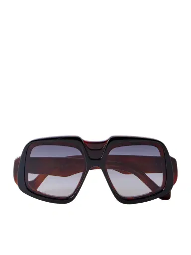 Loewe Anagram Havana Geometric Acetate Sunglasses - Men | Thumbnail 1 Loewe Anagram Havana Geometric Acetate Sunglasses - Men | Thumbnail 1