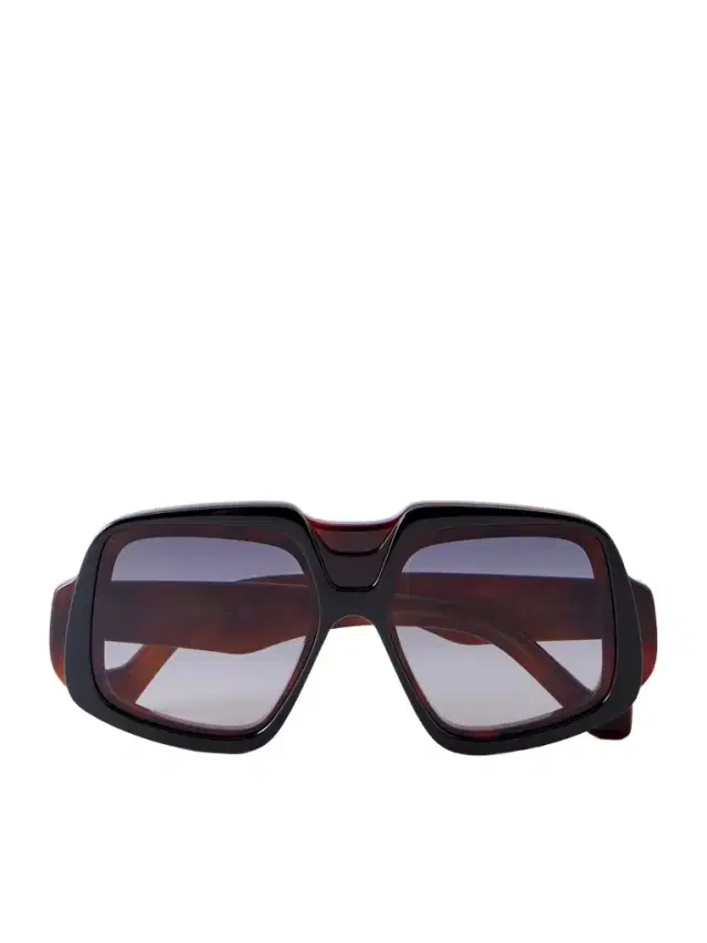 Loewe Anagram Havana Geometric Acetate Sunglasses - Men
