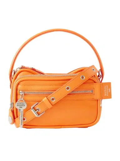 Acne Studios Camero Embellished Textured-Leather Messenger Bag - Men | Thumbnail 1 Acne Studios Camero Embellished Textured-Leather Messenger Bag - Men | Thumbnail 1