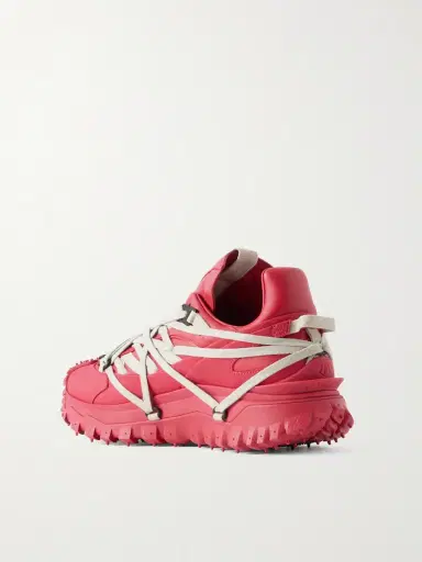 Rick Owens Moncler Trailgrip Megalace® Leather and Rubber Sneakers - Men | Thumbnail 4 Rick Owens Moncler Trailgrip Megalace® Leather and Rubber Sneakers - Men | Thumbnail 4
