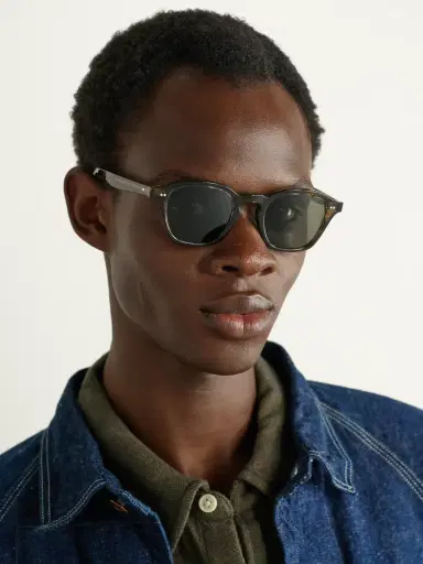 Oliver Peoples Eyles D-Frame Acetate Polarised Sunglasses - Men | Thumbnail 2