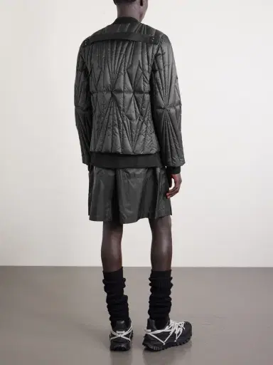 Rick Owens Moncler Logo-Appliquéd Quilted Shell Down Jacket - Men | Thumbnail 3 Rick Owens Moncler Logo-Appliquéd Quilted Shell Down Jacket - Men | Thumbnail 3