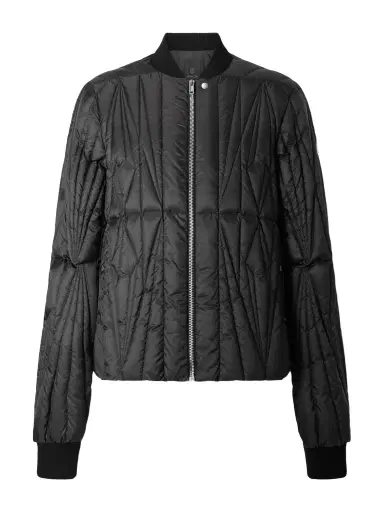 Rick Owens Moncler Logo-Appliquéd Quilted Shell Down Jacket - Men | Thumbnail 1 Rick Owens Moncler Logo-Appliquéd Quilted Shell Down Jacket - Men | Thumbnail 1