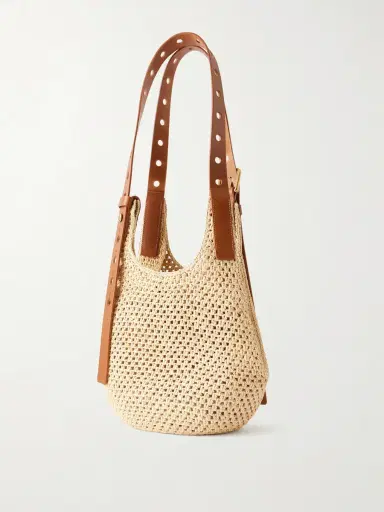 Loewe Paula's Ibiza The Punch Hole Leather-Trimmed Raffia Tote - Men | Thumbnail 4 Loewe Paula's Ibiza The Punch Hole Leather-Trimmed Raffia Tote - Men | Thumbnail 4