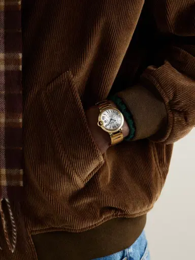Cartier Ballon Bleu de Automatic 18-Karat Gold Watch, Ref. WGBB0046 - Men | Thumbnail 2