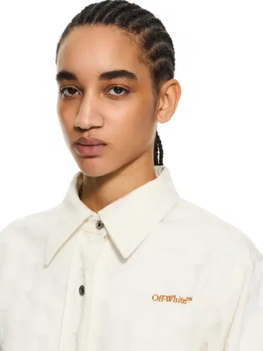 Off-White Star Jacquard Denim Shirt Jacket | Thumbnail 5