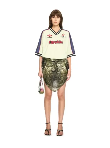 Off-White Green Crocodile Bandana Skirt | Thumbnail 2