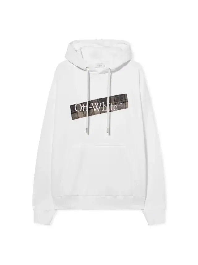 Off-White Diagonal Flannel Hoodie