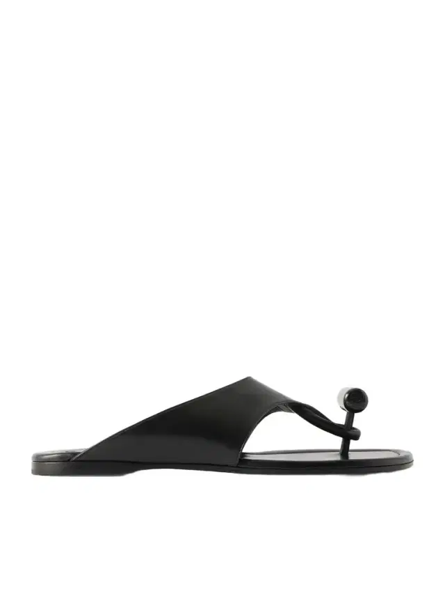 Toggle Leather Slides