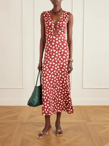 Johanna Ortiz Horizonte Mistico Cutout Printed Jersey Midi Dress | Thumbnail 2 Johanna Ortiz Horizonte Mistico Cutout Printed Jersey Midi Dress | Thumbnail 2