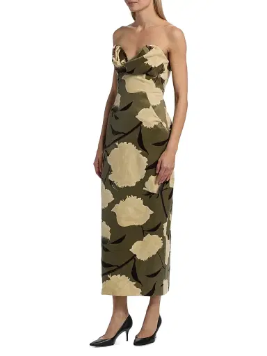 Lela Rose Women's Draped Bust Sheath Cocktail Dress | Thumbnail 4