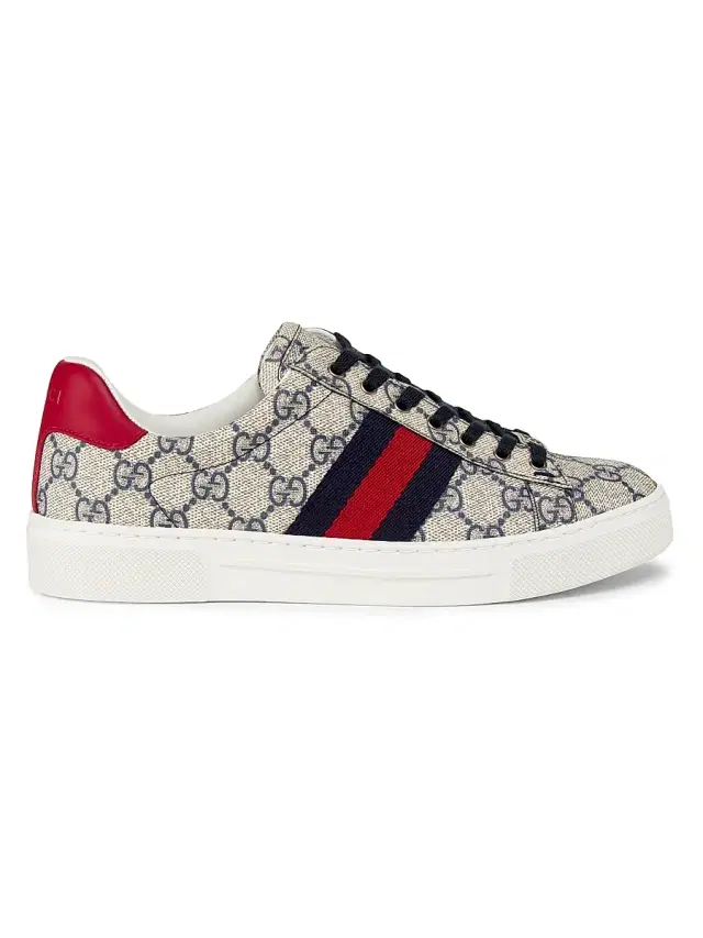 Gucci Women's Ace Monogram Sneakers - Blue Midnight