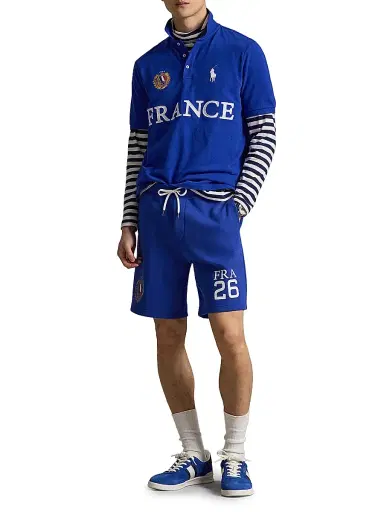 Polo Ralph Lauren Men's France Knit Cotton Polo Shirt - Cruise Royal - Size XXL | Thumbnail 2