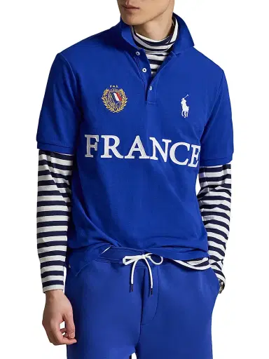 Polo Ralph Lauren Men's France Knit Cotton Polo Shirt - Cruise Royal - Size XXL | Thumbnail 3