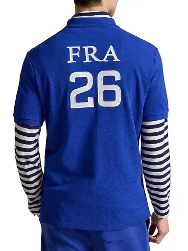 Polo Ralph Lauren Men's France Knit Cotton Polo Shirt - Cruise Royal - Size XXL | Thumbnail 4