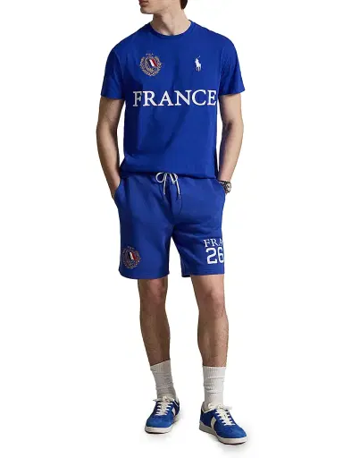 Polo Ralph Lauren Men's France Crewneck Cotton T-Shirt - Cruise Royal - Size XXL | Thumbnail 2